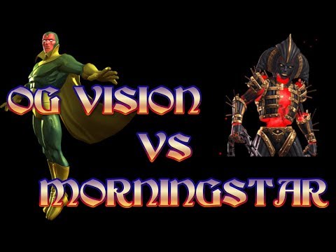 MCOC - OG Vision (4/55) Vs. Morningstar (5/65) Left Miniboss in Alliance War