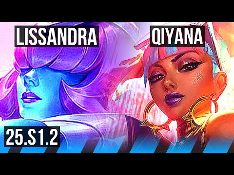 LISSANDRA vs QIYANA (MID) | NA Master | 25.S1.2