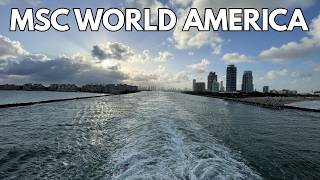 FIRST LOOK at MSC World America's Miami Sailaway