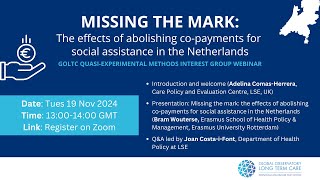Missing the mark: Effects of abolishing co-payments for social assistance in the Netherlands
