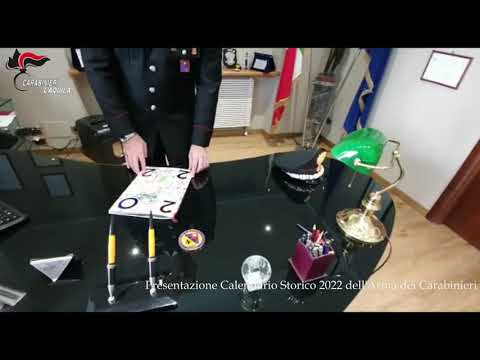 Video della presentazione del Calendario Storico dell'Arma dei Carabinieri 2022