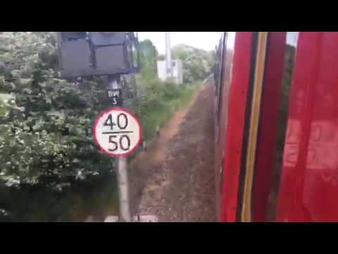 Rear Cab Ride on 156 From Ancaster to Sleaford Out Window View 30.05.2016