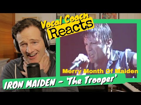 Vocal Coach REACTS - IRON MAIDEN 'The Trooper'