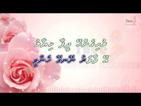 Veynee loabi funhithakun SOLO by Theel dhivehi karaoke lava track