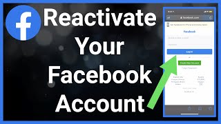 How To Reactivate Your Facebook Account (EASY!)