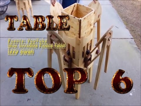 top 6 de las mejores mesas abatibles caseras ● @todoinventostv #29 shorts