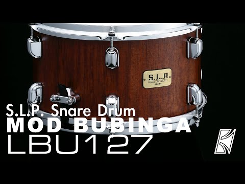 Tama LBU127-SBG S.L.P. Mod Bubinga 12"x7" Satin Bubinga - Snare Drum image 7