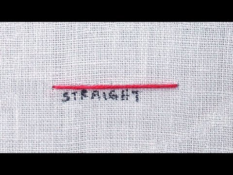How to do a Straight Stitch