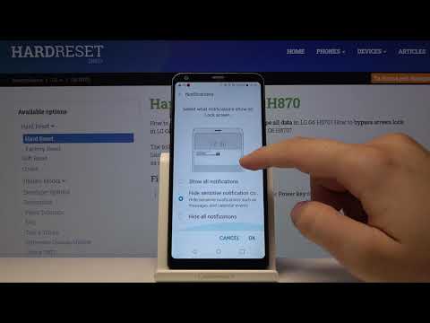 How to Change Lock Method in LG G6 - Set Up PIN/ Pattern/ Knock Code