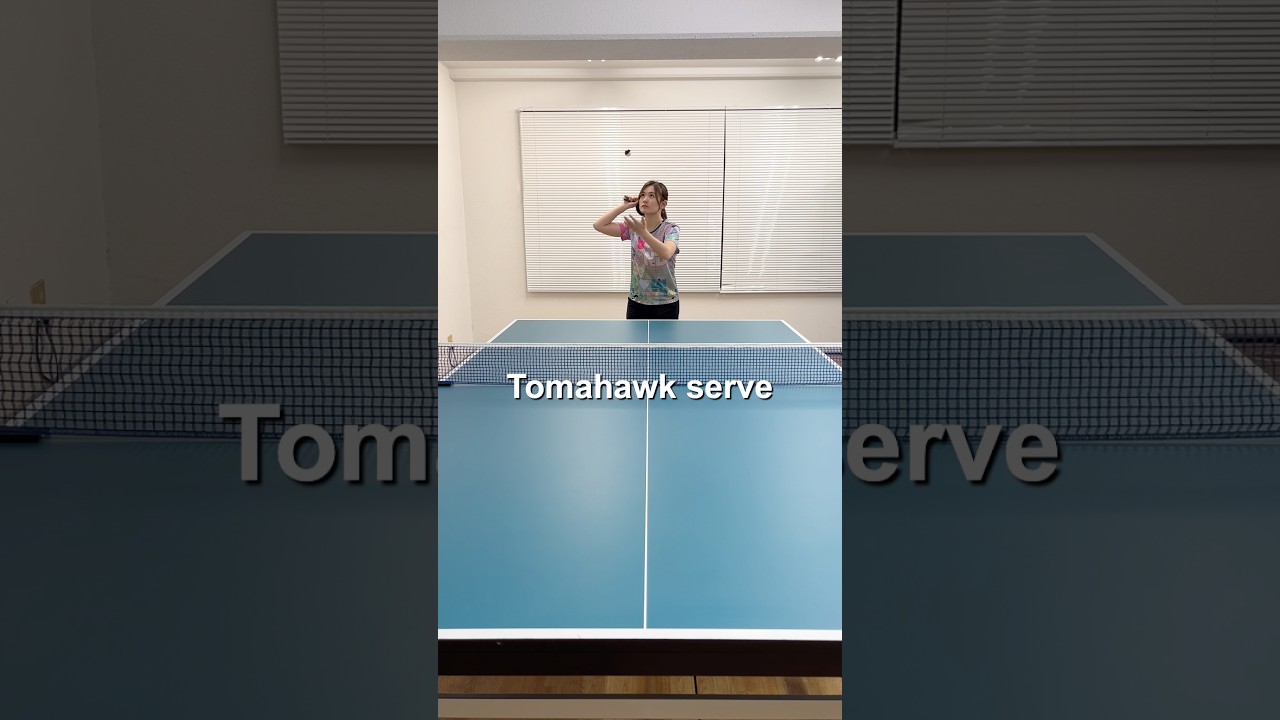 色付きのボールで、5種類のサーブ🧸