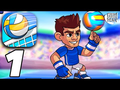 VOLLEYBALL ARENA - Online 1v1 Volleyball Game - Gameplay Part 1 (iOS, Android)