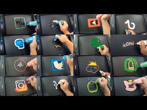 Famous Brand and Youtube Logos Pancake Art