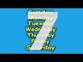 Days Of The Week Song 7 Days Of The Week Children S Songs By The Learning Station