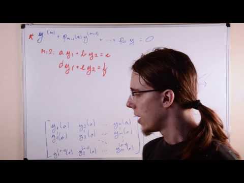 EQUAÇÕES DIFERENCIAIS #07 - Sistemas Lineares Bem Determinados em PVIs de EDOLHs (4/5)