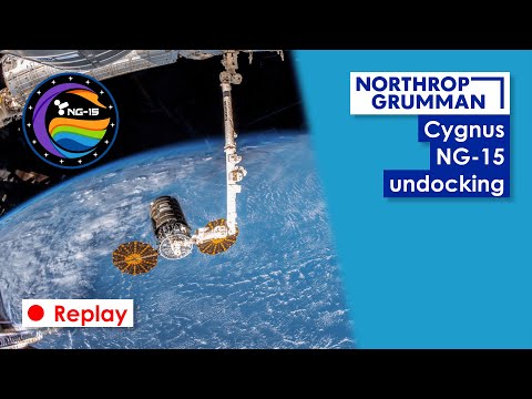 Replay Live | Cygnus NG-15 undocking