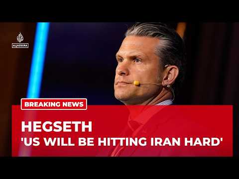 US military will be hitting Iran hard : Hegseth