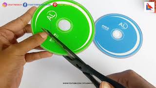 Diy Cdrom Craft | Diy Handmade Wall Decor Using Cd