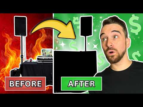How to make your DJ Booth look Professional for CHEAP