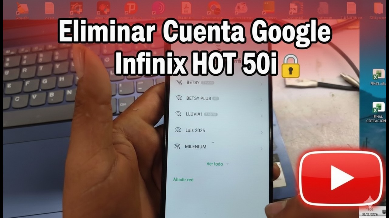 Cómo Eliminar Cuenta Google Infinix HOT 50i | FRP Bypass 2026