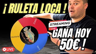 ¡Firemouth Aquaristic Ruleta loca en directo! ¡Gana 50 €! vale regalo!