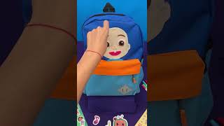 Decorando Minha Mochila da Escola! 🎒💖 #CoComelon #VoltaÀsAulas