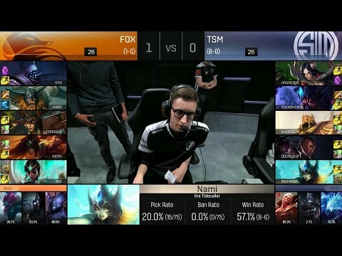 TSM vs FOX Game 2 - Bjergsen vs Froggen - S6 NA LCS 2016 Summer 2016 W4D2