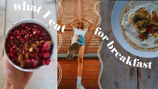 What I Eat for Breakfast in a Week // vegan & fun // 5 days //