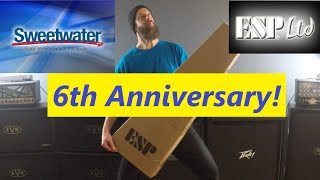 Video thumbnail for 6 Year YouTube Anniversary | Unboxing: ESP LTD MH-1001NT | First Ever Sweetwater Order! by Mark Ramsey
