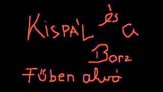 Kispál és a borz - Fűben alvó