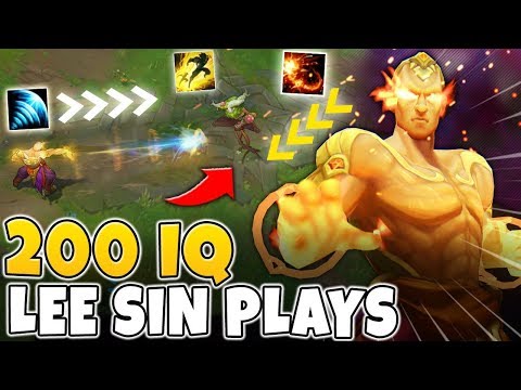 THIS IS WHAT 200 IQ LEE SIN OUTPLAYS LOOK LIKE (INSANE MECHANICS) - League of Legends