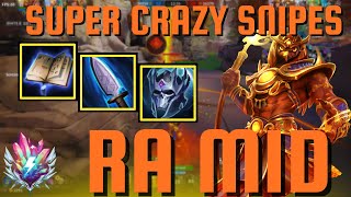 SUPER CRAZY SNIPES + 18 BOMB - Ra Mid Smite 2 Gameplay