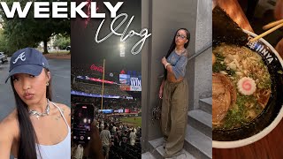 LIFE as a GIRL IN HER 20s : braves game , solo dates, pictures, shopping & more 