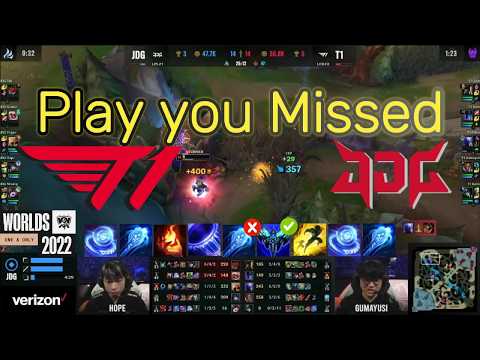 T1 vs JDG Game3 | Semi Finals LoL Worlds 2022 | T1 vs JD Gaming - Part 2
