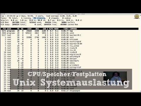 Unix für Entwickler #6 - Systemauslastung prüfen