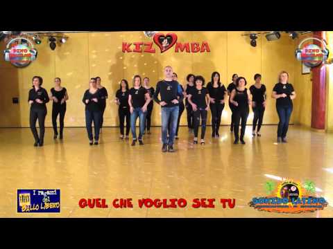 QUEL CHE VOGLIO SEI TU ( KIZOMBA ) - BALLO DI GRUPPO 2016 - LINE DANCE  BY PINO LUCIANO - RBL