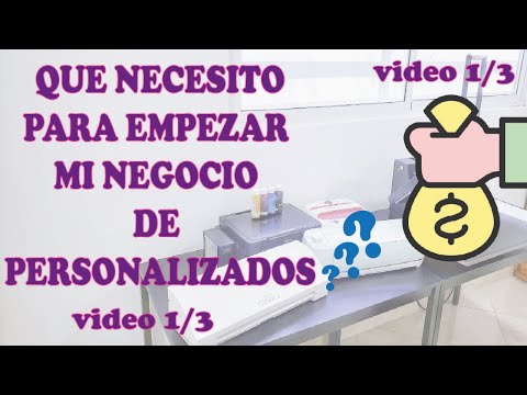 , title : '😍 QUE NECESITO PARA INICIAR MI NEGOCIO DE PERSONALIZADOS? + TIPS / Vídeo 1/3'