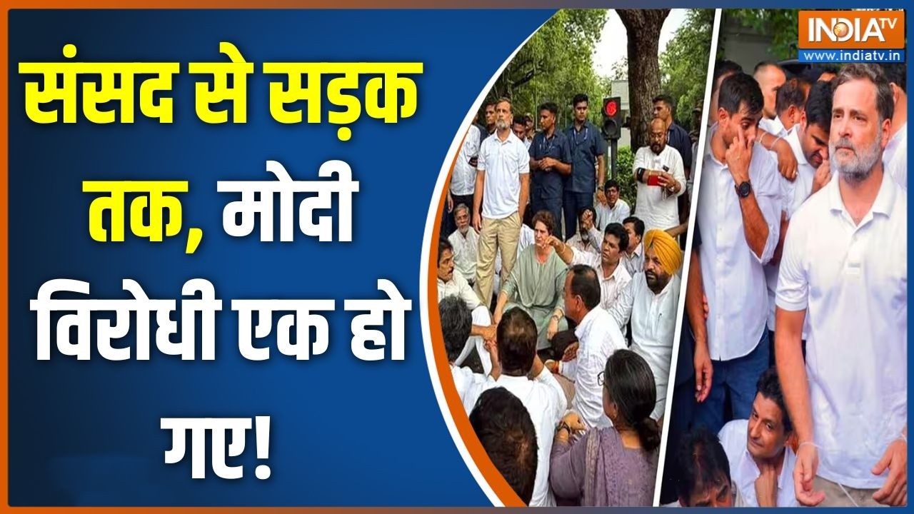 BJP Protest Against Congress News: संसद से सड़क तक, मोदी विरोधी एक हो गए! | CJP Prot