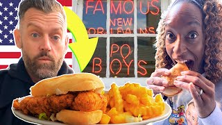 Brits Try Po' Boys sandwiches For The First Time In New Orleans USA