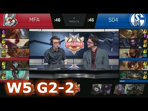 FC Schalke 04 vs Misfits Academy | Game 2 S7 EUCS Spring 2017 Week 5 | S04 vs MFA G2 1080p