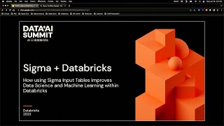 Sponsor: Sigma Computing | Using Sigma Input Tables Helps Databricks Data Science & ML Apps