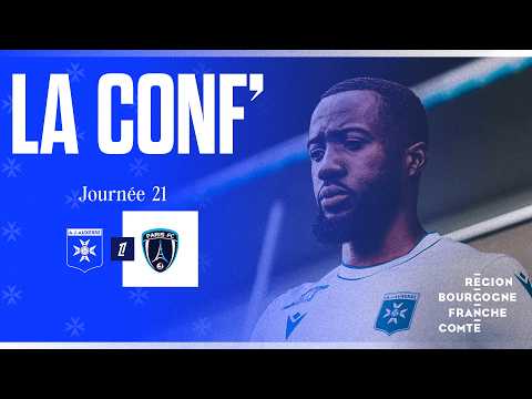 J21 - The press conference of Christophe Pelissier and Elisha Owusu before AJA-PFC