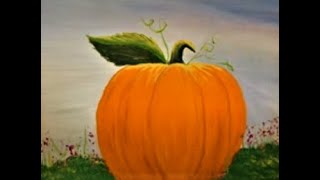 How to paint a pumpkin, easy step by step techniques for beginners