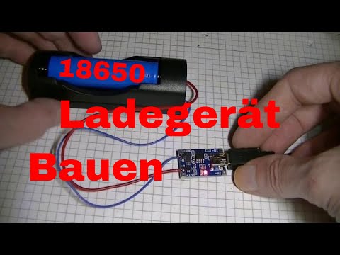 Akku Ladegerät für 18650 selber bauen mit fertiger Ladeplatine - eflose #923