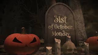 Halloween party invitation intro slideshow greating video