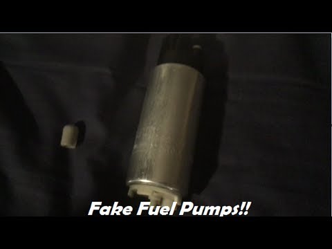 Non Genuine (Fake) Walbro 255 Fuel Pump Key Differences