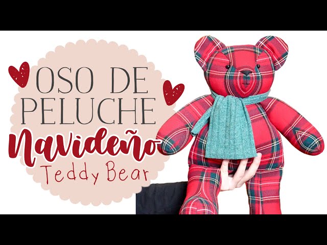 Vídeo relacionado con BEJOY Oso de peluche, suave oso de peluche, bonito peluche, Navidad Año Nuevo, 36 cm, rojo