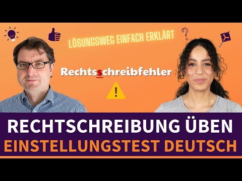 Rechtschreibung üben | Sprachverständnis #deutschlernen #einstellungstest (2023)