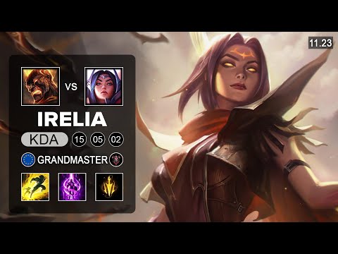 Irelia Mid vs Brand - EUW Grandmaster - PreSeason 12 Patch 11.23