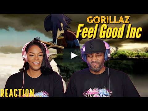 First time hearing Gorillaz "Feel Good Inc." Reaction | Asia and BJ
