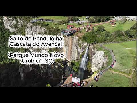 Salto de Pêndulo - Cascata do Avencal - Urubici -SC! Curtam essa emoção!